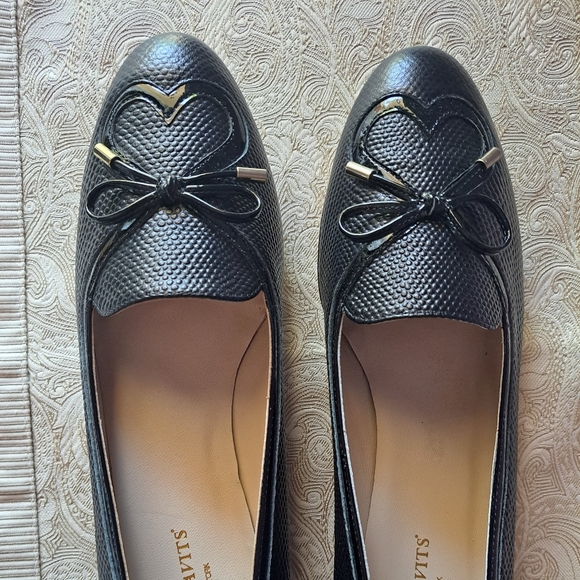 Eric Javits Black Flats 9.5 Narrow - Picture 15 of 16